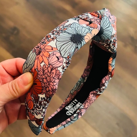 Floral Headband- Colorful Headbands Handcrafted  New - Picture 6 of 12